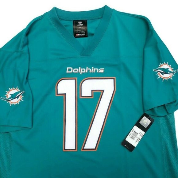 NFL Miami Dolphins Youth Boys Jersey 2 Sided #17 Ryan Tannehill XL (18/20) - Picture 1 of 4